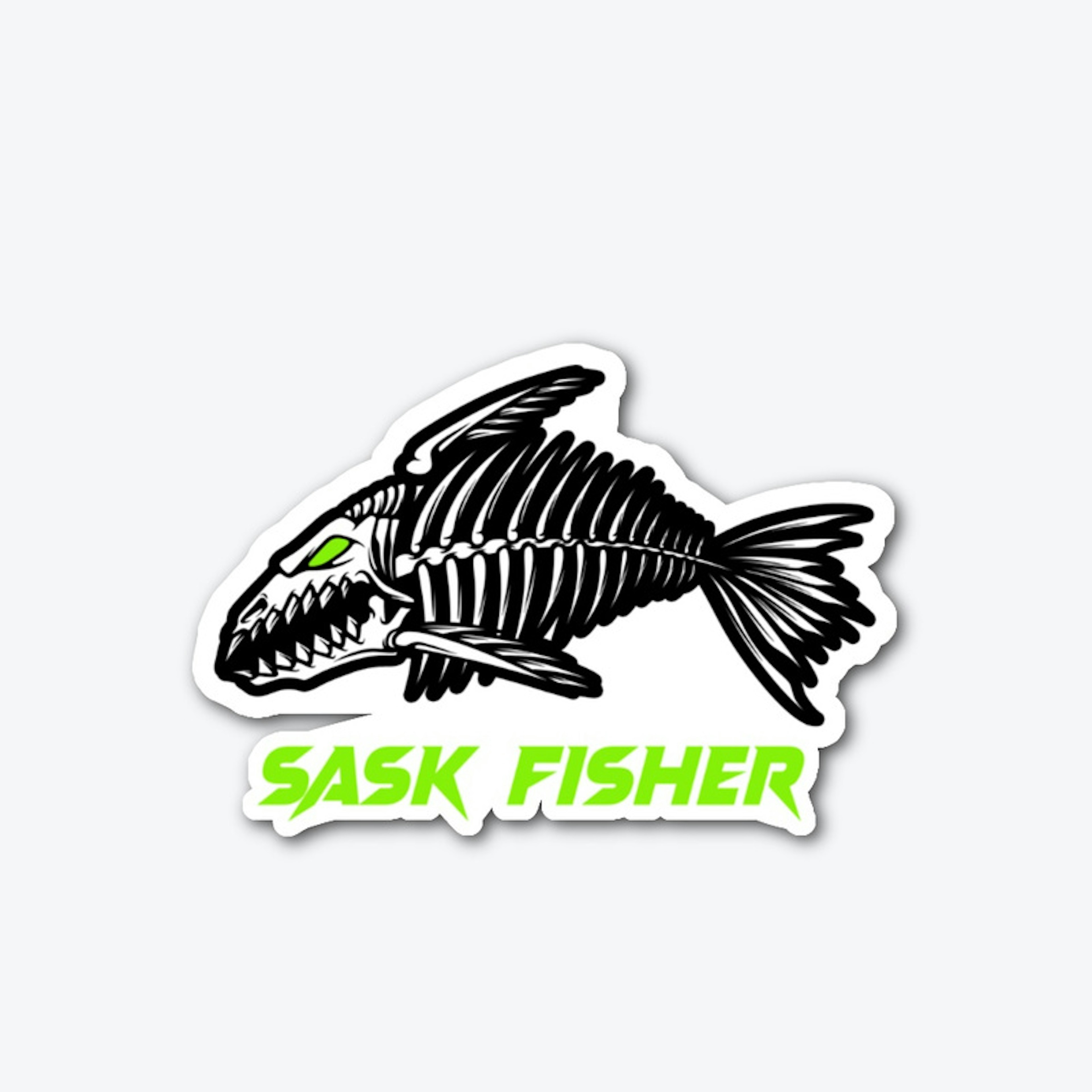 Sask Fisher Decal